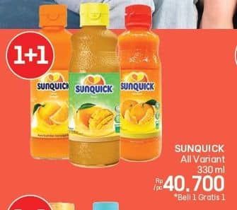 Promo Harga Sunquick Minuman Sari Buah All Variants 330 ml - LotteMart