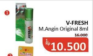 Promo Harga CAP LANG VFresh Aromatherapy Original 8 ml - Alfamidi