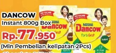 Promo Harga Dancow FortiGro Susu Bubuk Instant 800 gr - Yogya