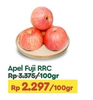 Promo Harga Apel Fuji RRC per 100 gr - TIP TOP