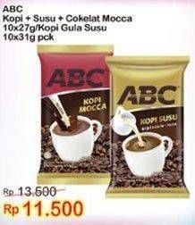 Promo Harga ABC Kopi per 10 sachet 27 gr - Indomaret