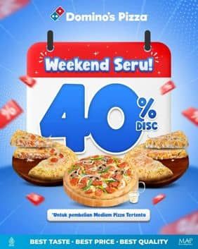 Promo Harga Weekend Seru  - Domino Pizza