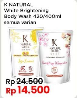 Promo Harga K Natural White Body Wash All Variants 400 ml - Indomaret