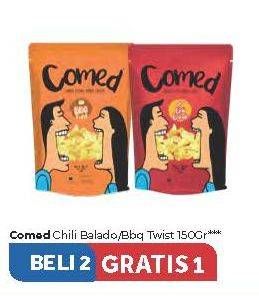 Promo Harga COMED Comro Kering Bumbu Shaker Chili Balado, BBQ Twist 150 gr - Carrefour