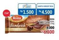 Promo Harga ROMA Sandwich Peanute Butter 216 gr - Alfamidi
