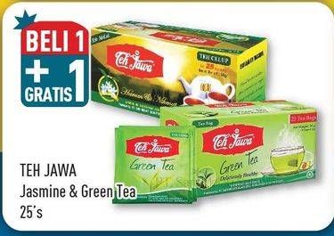 Promo Harga Teh Jawa Teh Celup Jasmine, Green Tea 25 pcs - Hypermart