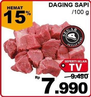 Promo Harga Daging Rendang Sapi per 100 gr - Giant