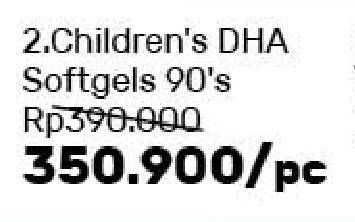 Promo Harga NORDIC NATURALS Child DHA Gel 90 pcs - Guardian