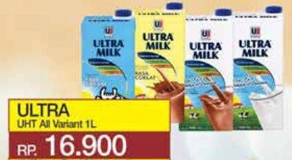 Promo Harga Ultra Milk Susu UHT All Variants 1000 ml - Yogya