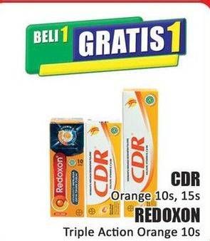 CDR Orange 10s, 15s/ REDOXON Triple Action Orange 10s