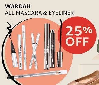 Promo Harga Wardah Maskara/Eyeliner  - Carrefour