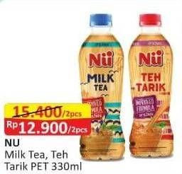 Promo Harga 2 NU Milk Tea/ 2 Teh Tarik  - Alfamart