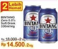 Promo Harga BINTANG Zero 330 ml - Indomaret