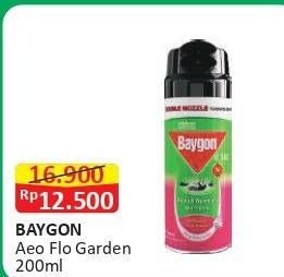 Promo Harga BAYGON Insektisida Spray Flower Garden 200 ml - Alfamart