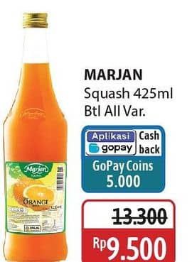 Promo Harga Marjan Syrup Squash All Variants 450 ml - Alfamidi