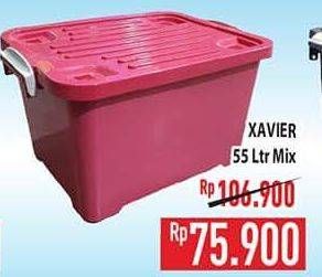 Promo Harga XAVIER X-box Container Mix 55000 ml - Hypermart