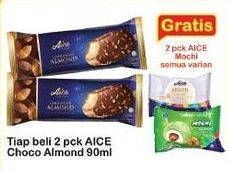 Promo Harga AICE Ice Cream Chocolate Almond 90 gr - Indomaret