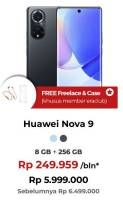 Promo Harga Huawei Nova 9 Smartphone 8 GB + 256 GB  - Erafone