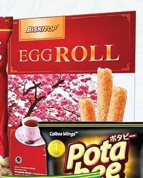 Promo Harga Biskitop Egg Roll 86 gr - Hypermart