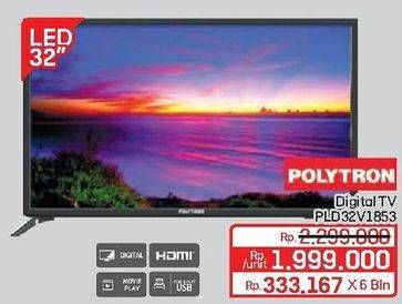 Promo Harga Polytron PLD 32V1853 Digital LED TV  - Lotte Grosir