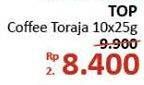 Promo Harga Top Coffee Kopi Toraja 10 pcs - Alfamidi