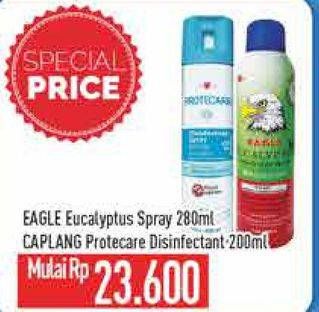 Promo Harga Eagle Eucalyptus/Cap Lang Protecare Disinfectant  - Hypermart