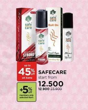 Promo Harga SAFE CARE Minyak Angin Aroma Therapy  - Watsons