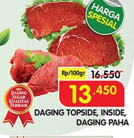 Promo Harga Daging Top Side/Inside/Daging Paha  - Superindo