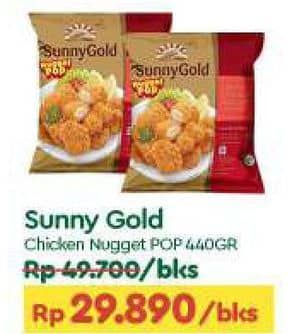 Promo Harga Sunny Gold Chicken Nugget Pop 440 gr - TIP TOP