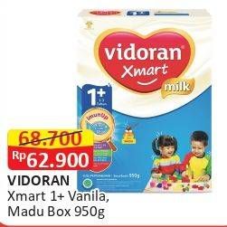 Promo Harga VIDORAN Xmart 1+ Madu, Vanilla 950 gr - Alfamart