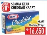 Promo Harga KRAFT Cheese Cheddar 175 gr - Hypermart