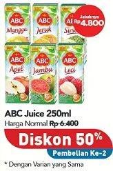 Promo Harga ABC Juice 250 ml - Carrefour