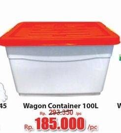 Promo Harga LION STAR Wagon Container 100000 ml - Hari Hari