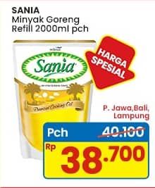Promo Harga Sania Minyak Goreng 2000 ml - Indomaret