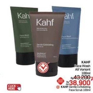 Promo Harga Kahf Face Wash All Variants 100 ml - LotteMart