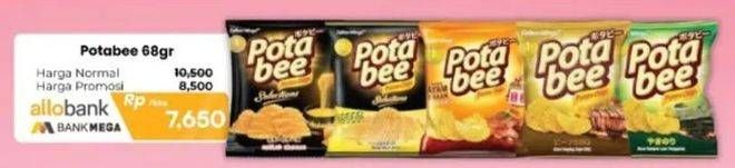 Promo Harga Potabee Snack Potato Chips 68 gr - Carrefour