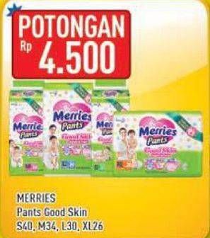 Promo Harga Merries Pants Good Skin S40, M34, L30, XL26  - Hypermart