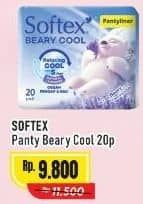 Promo Harga Softex Beary Cool Pantyliner Natural Lavender 20 pcs - Alfamart