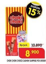 Promo Harga CHOKI-CHOKI Coklat Chococashew Surprise Pack per 5 pcs 10 gr - Superindo