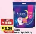 Promo Harga Softex Comfort Night 2 In 1 12 pcs - Alfamart