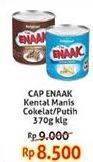 Promo Harga CAP ENAAK Susu Kental Manis Cokelat, Putih 370 gr - Indomaret