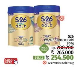Promo Harga S26 Procal/Promise Gold Susu Pertumbuhan  - LotteMart