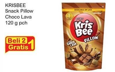 Promo Harga KRISBEE Pillow Chocolava per 2 pouch 120 gr - Indomaret