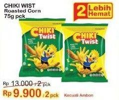 Promo Harga CHIKI TWIST Snack Jagung Bakar 75 gr - Indomaret