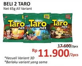 Promo Harga TARO Net All Variants per 2 bungkus 65 gr - Alfamidi