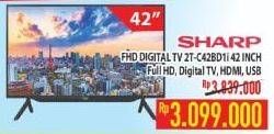 Promo Harga SHARP 2T-C42BD1i | LED TV 42"  - Hypermart