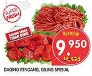 Promo Harga Daging Rendang / Giling  - Superindo