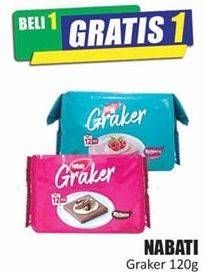 Promo Harga NABATI Graker Graham Crackers 120 gr - Hari Hari