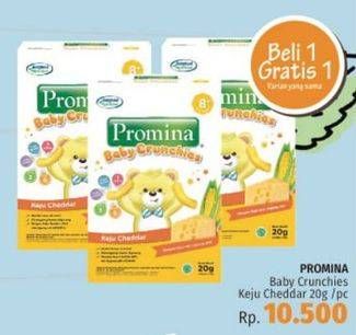 Promo Harga PROMINA 8+ Baby Crunchies Keju 20 gr - LotteMart