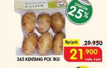 Promo Harga 365 Kentang 1000 gr - Superindo